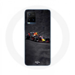 Coque maniacase pour Vivo Y21s 2021 / Y21 2021 Formule 1 Max Verstappen F1 noir rouge et jaune