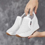 Fujin 7 cm lehma mikrokiust nahast platvorm kiil suvi kevad s&uuml;gis talv pl&uuml;&uuml;s mood tursked tossud kingad &otilde;&otilde;nsad naiste saapad 33