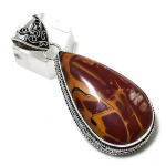 Natural Noreena Jasper Gemstone 925 Sterling Silver Gift Pendant 2.40 b1d90