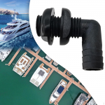 90 Degree thru Hull Connector Fits 3/4 in. Fitting Replacement Accessories Spare Parts for Boat