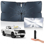 Tuuleklaasi p&auml;ikesevari Custom Fit Tacoma 2016-2021-100% Varjutusaste Paksendav Titaan-h&otilde;bedane 6-kihiline UV esiakna soojusisolatsiooni kaitse 2010-2024 Toyota 4Runner