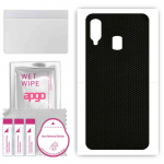apgo Protective Skin Sticker for the back compatible with Samsung Galaxy A40, Wrap Film, Foil, Vinyl - Pattern Matrix