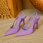 Spring Brand Naiste Slingback sandaalid Terava varbaga libisemine &otilde;hukesel k&otilde;rgetel kontsadel Naistele Elegantsed Pumps Kingad Drss Sandaalid 39
