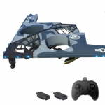 Foam Remote Control Drone 2.4GHz Remote Control Airplane Auto Hover 360  degrees  Stunt Rotation 6-axis no camera-1 battery sinine