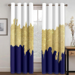 3D Abstraktne Geomeetria Skandinaavia Kunst Boho P&auml;ike Kohandatud Kardinad Morandi V&auml;rviplokk Varjutav Aknakardin Elutuba Magamistuba Sisustus W50H130(CM)x2&Hook