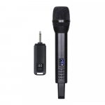 Juhtmeta mikrofonis&uuml;steem koos k&auml;simikrofoniga professionaalsete d&uuml;naamiliste mikrofonidega kodukinodele 1 Receiver and 1 Microphone must