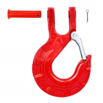 Clevis Slip Hook koos riividega, 3/8-tolline, 70-tolline, sulamitest teras, 6613 naela puksiiri haagise laadimine 1