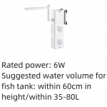 Akvaariumi filtripump kalapaak sukeldusvaikne &otilde;huhapniku aeraator sisemine veepump akvaariumi &otilde;hupumba lainemasin 110v S valge
