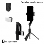 &Uuml;heteljeline stabilisaator statiiv BT Selfie Stick magnett&auml;idis raputusvastane klamber Gimbal Mobile Light Live Phone Broadcast Z6W2