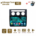 Android 2 Din autoraadio multimeediumivideopleier Volkswagen Touranile 2004-2008 Navigatsiooni-GPS WIFI peaseade 1+16GB