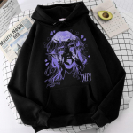 Mehed Hip Hop pikkade varrukatega Joggers Br&auml;ndi Pusa Killua Zoldyck Pusad teismelistele Y2k Riided Topid Jaapani anime Kawaii Kapuutsiga S