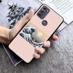Suurep&auml;rane Wave Art &uuml;mbris Motorola Moto EDGE 20pro EDGE 20lite E6 E7 G STYLUS GPLAY GPOWER G 5G PLUS G30 G100 Funda Coque jaoks MOTO E6
