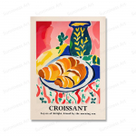 Prantsuse sarvesaia l&otilde;uendimaalid, vintage-toiduseina kunst, plakatid, sissekolimise pildid moodsa k&ouml;&ouml;gi kodukaunistuseks 21x30cm No Framed punane