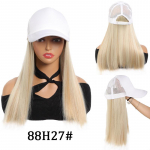 Valge pardikeele k&auml;snk&uuml;bar pikk sirge juukseparukas reguleeritava suurusega naiste s&uuml;nteetiline parukas lihtne kanda sobib igap&auml;evaseks kasutamiseks