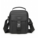 Crossbody kott Veekindel meeste &otilde;lakott Vertikaalne kerge k&auml;ekott V&auml;ike kott must