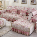 Euroopa pits luksuslikud diivanikatted žakaarpadi Peen vertikaalne diivani r&auml;tik elutoa sisekujundus Kangas L-kujuline libisemisvastane Four Seasons katted 60*60CM