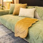 Moodne minimalistlik banaanilehtede mustriga &scaron;enill diivanipadi Four Seasons universaalne diivanikate Kerge luksuslik ja tipptasemel seljatoe tolmukindel riie 90*160