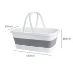 Kaasaskantav kokkupandav &auml;mber Solid Basin Turism &otilde;ues Puhas kopp Kalap&uuml;&uuml;k Kampaania Autopesu Mop Kokkupandav &auml;mber &otilde;ues 1PCS