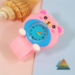 Trendikas multifilmide lastekellad Loomade Laste kvartskellad Painduva kummist rihmaga spordikell