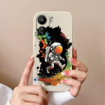 Uus koomiksimustriga kate Xiaomi Redmi 12 13 13C K60 Ultra K70 Note 13 Pro Bumper Anti Drop Liquid Pehme Silikoonist Pretty Phone Case Shell jaoks Redmi jaoks Redmi Turbo 3 5G