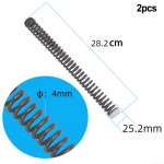 Jalgratta MTB jalgratta amortisaatori vedru vedru B-25.2mm