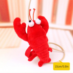 Naljakas nuku v&otilde;tmehoidja punane homaar Palus m&auml;nguasjad ripats krabi t&auml;idisega loomade pp puuvill