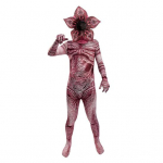 Halloween Cosplay Jumpsuit kapuutsiga Slim Fit Corpse lille kujuga t&otilde;mblukuga, pikkade varrukatega fotorekvisiitori karnevali kost&uuml;&uuml;m S punane