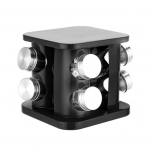 Piprapott Kasulik, suure mahutavusega, h&otilde;lpsasti t&auml;idetav v&uuml;rtsipudel 90 ml v&uuml;rtsipurk 360 kraadi p&ouml;&ouml;rleva hoiurestiga P&ouml;&ouml;rlev v&uuml;rtsipudeli riiul Dual Layer h&otilde;be