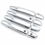 Mazda 2 3 6 CX-3 CX-5 CX-9 jaoks 2013 2014 2015 2016 2017 2018 2019 2020 Kroomitud uksek&auml;epideme katte trimm koos nutika v&otilde;tme lisatarvikutega