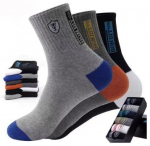 5/10 paari hingav puuvillane spordisukk meeste bambuskiust s&uuml;gis ja talv meeste sokid higi imav deodorant Business Sox 10pairs