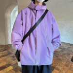 Meeste mantlid jakid kevad ja s&uuml;gis trendikas vabaaja mood noorte kapuutsiga v&auml;li spordijakid meeste riided M