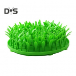 Silikoonist murumatt koerale Aeglane s&ouml;&ouml;tmismatt libisemisvastane interaktiivne lemmikloomatoit m&auml;nguasi kassi otsiv matt kutsika lakkumisalus kassidele koertele roheline