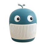 Laua pr&uuml;gikast Mini suurus Kodukaunistamine Korduvkasutatav pr&uuml;gikast &Uuml;mmargune pr&uuml;gikast kaanega Koomiksivaal Kontorilaua pr&uuml;gikast Majapidamistarbed sinine