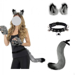 Cosplay Costume Set Lovely Anime Dress up for Party Favors Supplies Role Playing