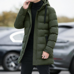 Men's Hoodie Autumn Winter Zipper Fashion Color coat Top Coat XXL