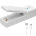 2 in 1 minikoti pitseri USB-laetavad kuumtihendid l&otilde;ikenoaga taaslaetav kaasaskantav tihend kilekottide toidu s&auml;ilitamiseks h&otilde;be