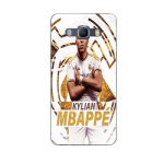Coque Maniacase pour Samsung Galaxy J7 2016 Kylian Mbappe Real Madrid wallpaper celebration