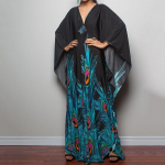 Lipsuv&auml;rviga kaftani kleit, vabaaja rannasuvine Maxi Cover Up Maxi kleit, naiste riided One Size