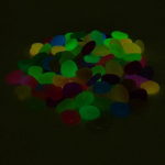 100 tk Galet Pierre Cailloux Lumineux fluorestsentskaunistused Aquarium Color&eacute;