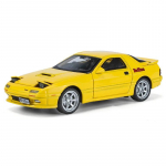 1/32 Mazda RX-7 Sulamist Autode Mudel Valatud Metallist Spordis&otilde;idukite Mudel K&otilde;rge Simulatsioon Heli ja Valgusega Kogumik Laste M&auml;nguasi Kingitus kollane