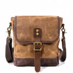 Vabaajalik lihtne l&otilde;uendist &otilde;lakott Meeste trendikas crossbody batik-l&otilde;uend nahaga V&auml;ljas&otilde;iduks v&auml;ikesed kotid 23cmX7cmX27cm kohv