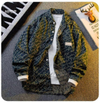 Denims&auml;rk Jacquard k&auml;sit&ouml;&ouml; meeste ja naiste vanaaegne pestud vabaaja s&auml;rgi jope M