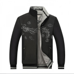 Seisva kraega kahepoolne meeste jope kevad-, s&uuml;gis-, talve-, vabaaja spordi &otilde;huke, avar tuulekindel ja hingav meeste jope L