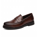 Mood Luksusbr&auml;nd &Auml;ri Loaferid Meeste Peales&otilde;idetavad Nikerdustega Nahkkingad Mood Vabaajajalatsid Pulmakingad Meeste Disainer Meeste Kingad 46 must