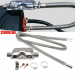 200 cm &otilde;huparkimisk&uuml;ttekeha kanalisatsioonitoru voolik, 25 mm v&auml;ljalasketoru summuti terasest diiselk&uuml;tteseadmele Propex Eberspacherile CHINA