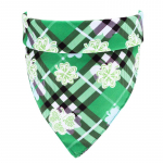 Lucky Green St. Patricks Day Pet Bandanas Sall s&uuml;ljer&auml;tik roheline