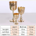 1tk 80/180ml/200ml Puhtast messingist veiniklaasist klassikaline veinitops K&auml;sitsi valmistatud v&auml;ike pokaal kodubaari peo vasest veiniklaasist kruus 180ml