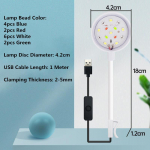 USB akvaariumi valgusti 3W 5V LED veekindel akvaariumi valgustus veealune kalalamp Akvaariumi dekoratiivtaimelamp Mini kalapaagi valgustus valge