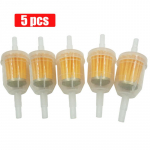 5/10 tk 6MM-8MM 1/4 sisseehitatud gaasik&uuml;tuse filter plastikust gaasik&uuml;tus bensiini &otilde;lifiltri vahetus rolleri mustusratta ATV k&uuml;tuse jaoks