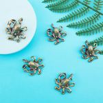 Mini messingist Dragonfly Lehm L&otilde;vi Kilpkonn Kaheksajalg Loomade kujukeste Valamine Retrostiilis Metallist Skulptuur Kodu T&ouml;&ouml;laua kaunistus